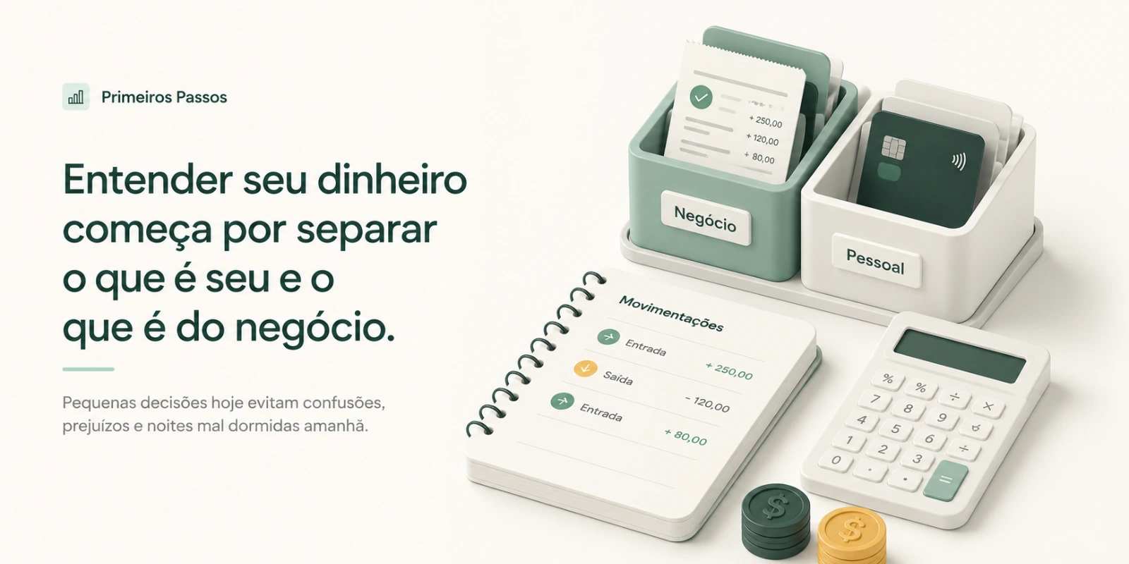 Por onde começo? Primeiros passos para entender seu dinheiro como MEI